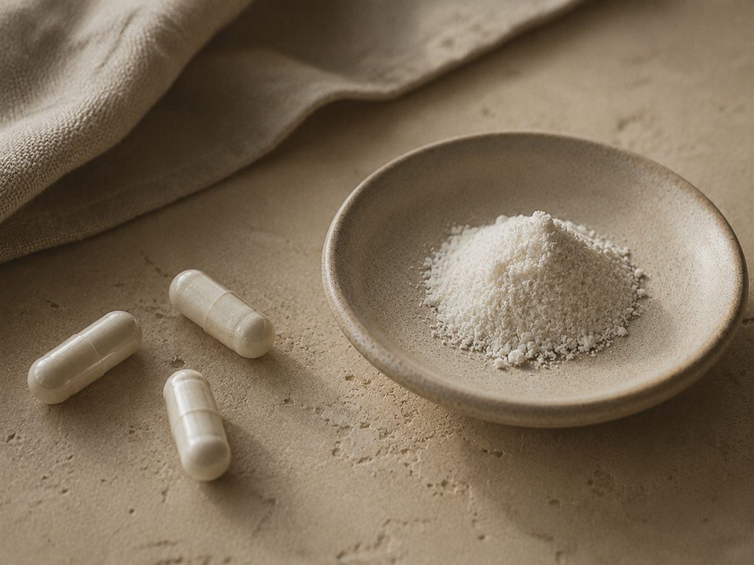 Magnesium capsules and mineral powder
